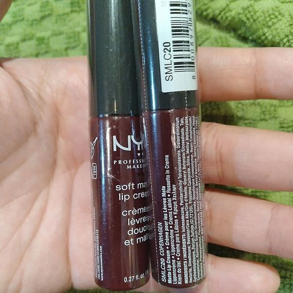 NYX 2 item LOT lippies soft matte lip cream Copenhagen - Picture 3 of 8